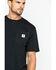 Carhartt Men's Loose Fit Heavyweight Logo Pocket Work T-Shirt, Black, hi-res