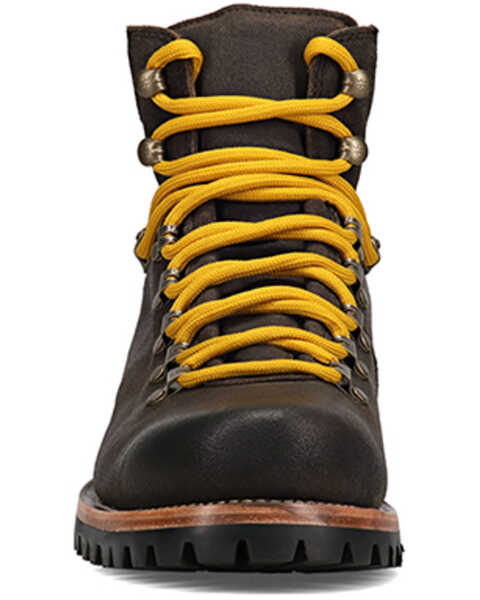 Image #4 - Frye Men's Hudson Hiker Lace-Up Boots - Round Toe , Chocolate, hi-res