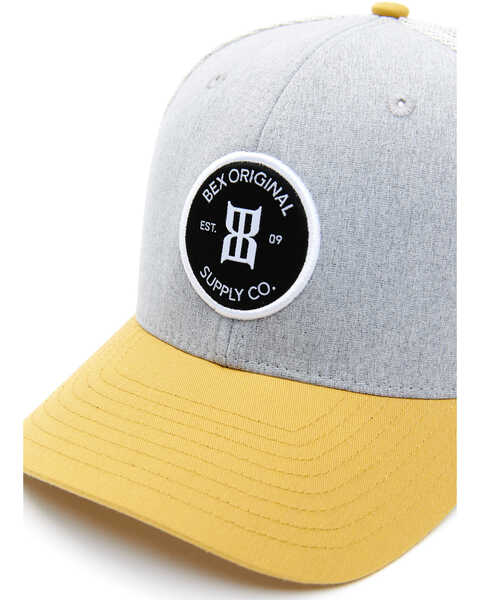 Image #2 - Bex Men's Bosc Circle Logo Patch Ball Cap , Grey, hi-res