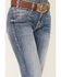 Image #2 - Rock & Roll Denim Women's Light Wash Bootcut Riding Jeans, Blue, hi-res