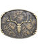 Image #1 - Cody James Men's Skull Belt Buckle, Silver, hi-res