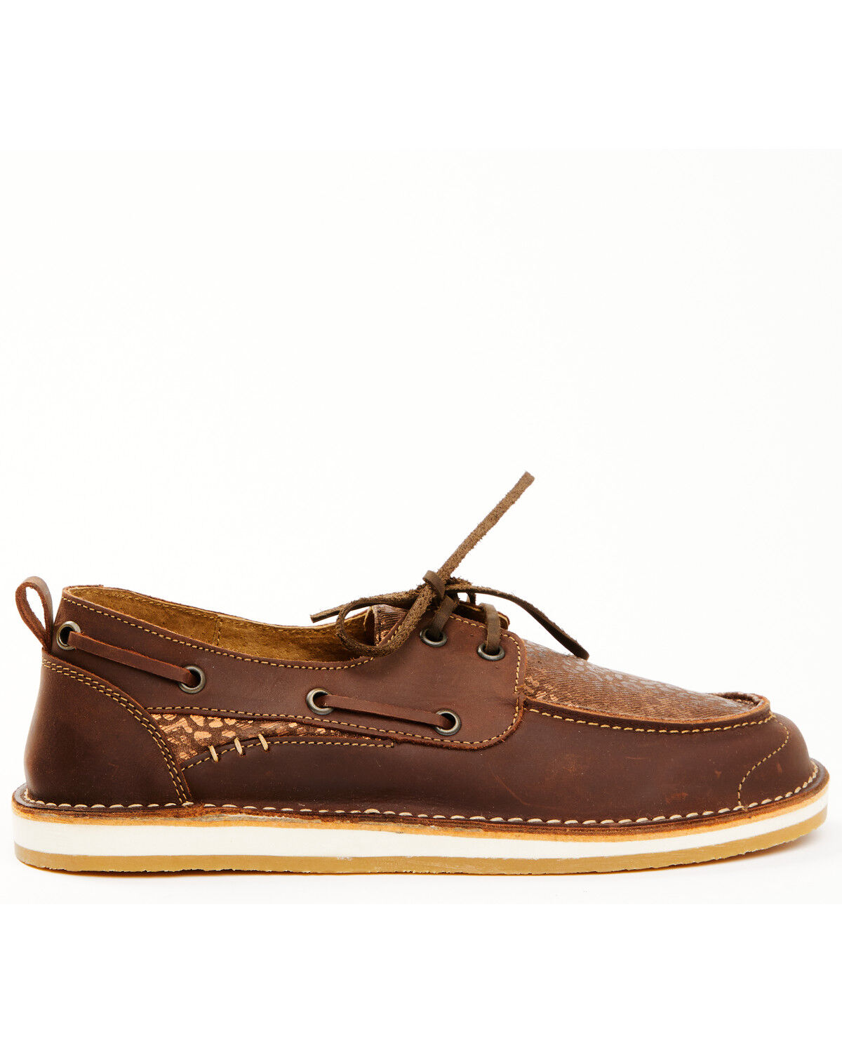 Image #2 - RANK 45® Women's Remi Metallic Cheetah Print Slip-On Casual Shoes - Moc Toe, Brown, hi-res