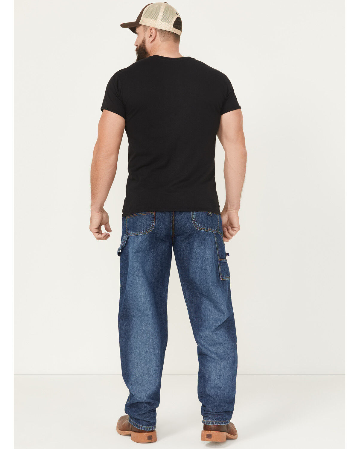 Image #3 - Cinch Men's Blue Label Tapered Loose Fit Jeans, Blue, hi-res