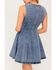 Image #6 - Flying Tomato Women's Caught in a Moment Denim Mini Dress, Light Wash, hi-res