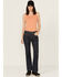 Image #1 - Timberland Pro Women's FR Bootcut Stretch Denim Jeans, Brown, hi-res