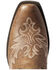 Image #4 - Ariat Women's Natural Tan Circuit Rosewood Full-Grain Western Boot - Square Toe, , hi-res