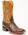 Image #1 - Cody James Men's Badlands Ostrich Print Western Boots - Broad Square Toe, Brown, hi-res