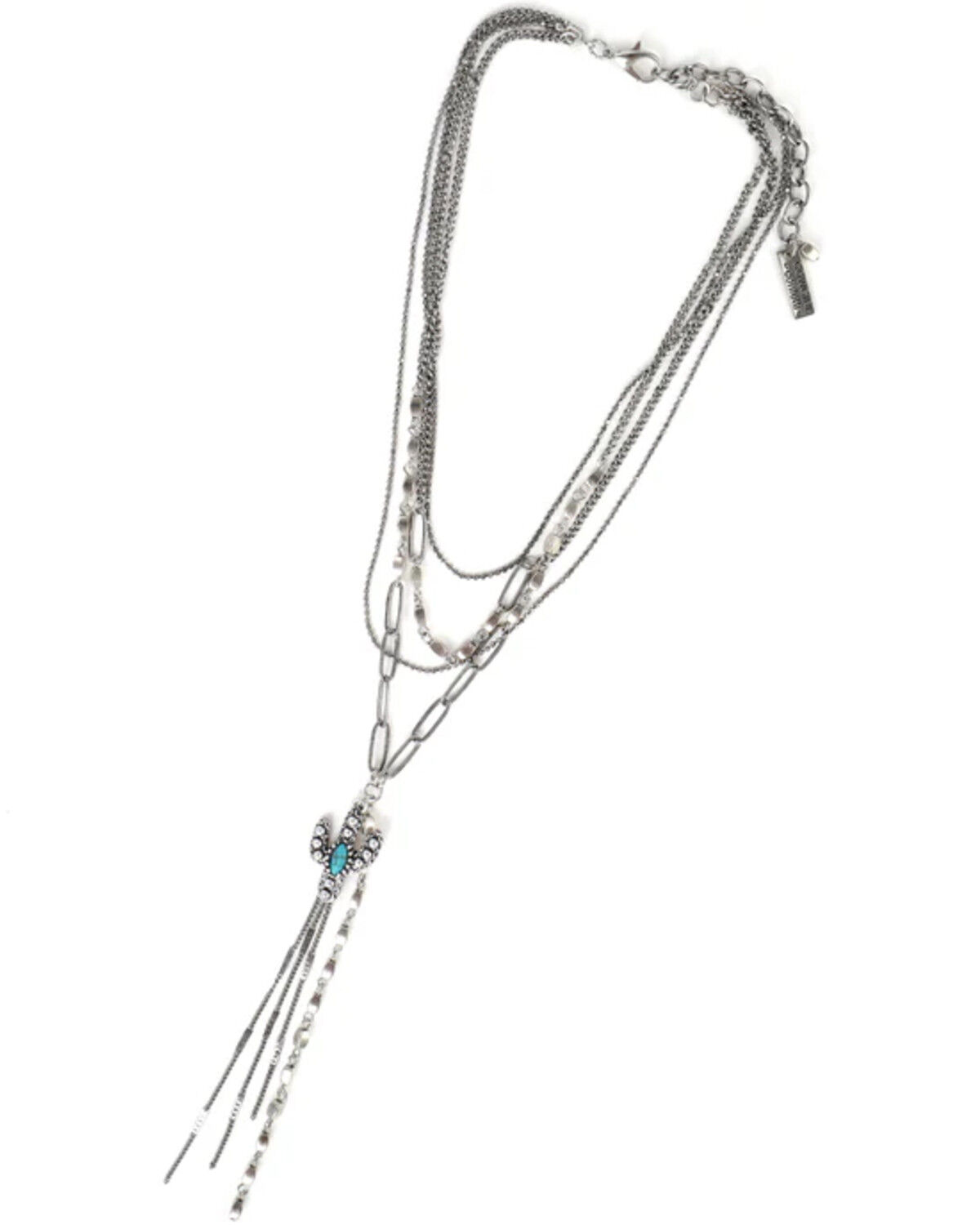 Image #2 - Cowgirl Confetti Women's Desert Rain Necklace, Silver, hi-res