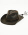 Image #1 - Cody James Men's Weathered Cotton Work Sun Hat, Brown, hi-res