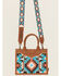 Image #2 - Wrangler X Boot Barn Women's Southwestern Print Crossbody Bag, Turquoise, hi-res