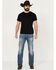 Image #1 - Moonshine Spirit Men's Hutch Slim Bootcut Stretch Denim Jeans, Medium Wash, hi-res