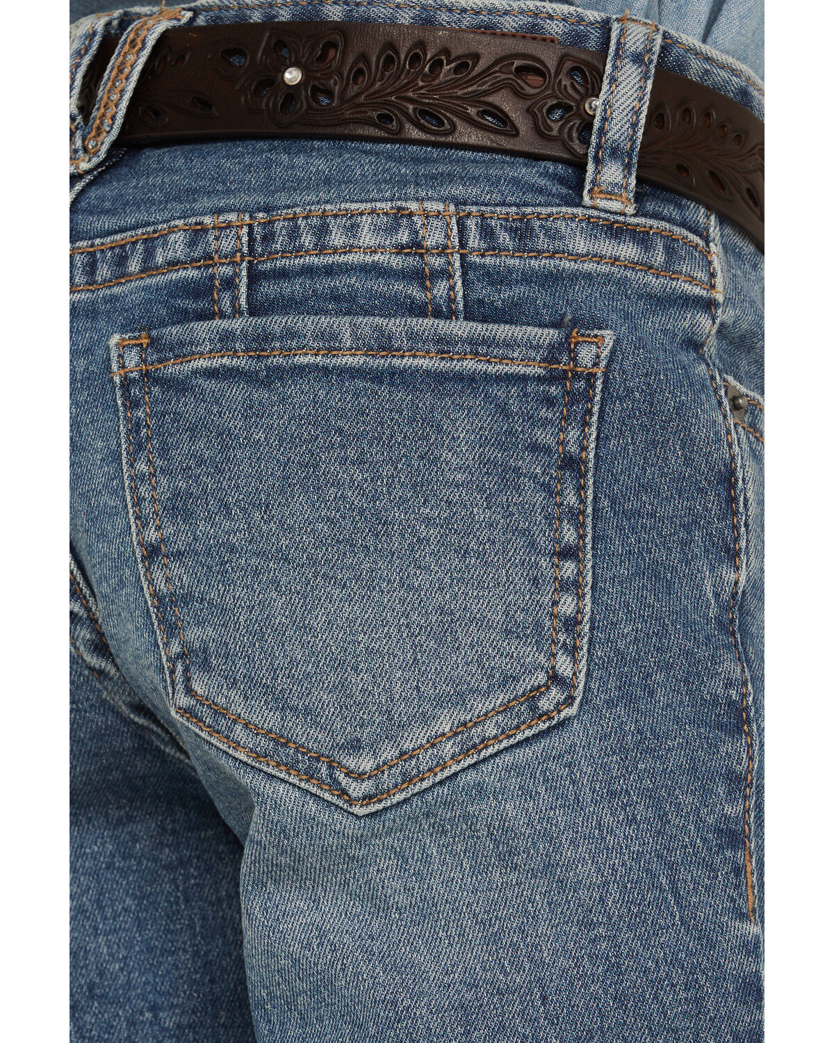 Image #3 - Rock & Roll Denim Girls' Pocket Bootcut Jeans, , hi-res