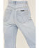 Rolla's Women's Light Wash High Rise Distressed Ella Straight Jeans, Blue, hi-res