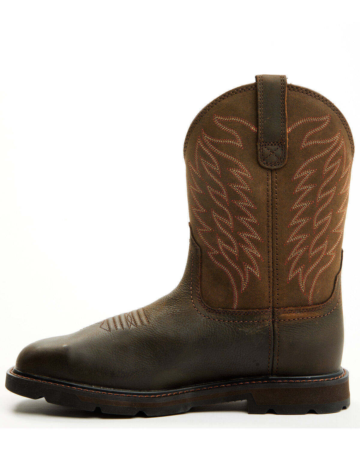 Image #3 - Ariat Men's Groundbreaker H20 Western Boots - Steel Toe, Dark Brown, hi-res