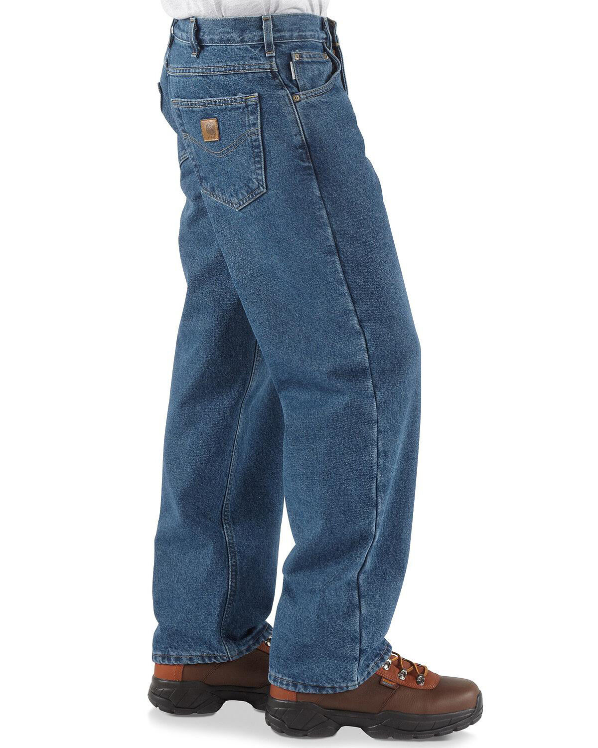 flannel lined work jeans