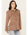 Image #2 - Wild Moss Women's Knit Back Howdy Jacket, Black, hi-res