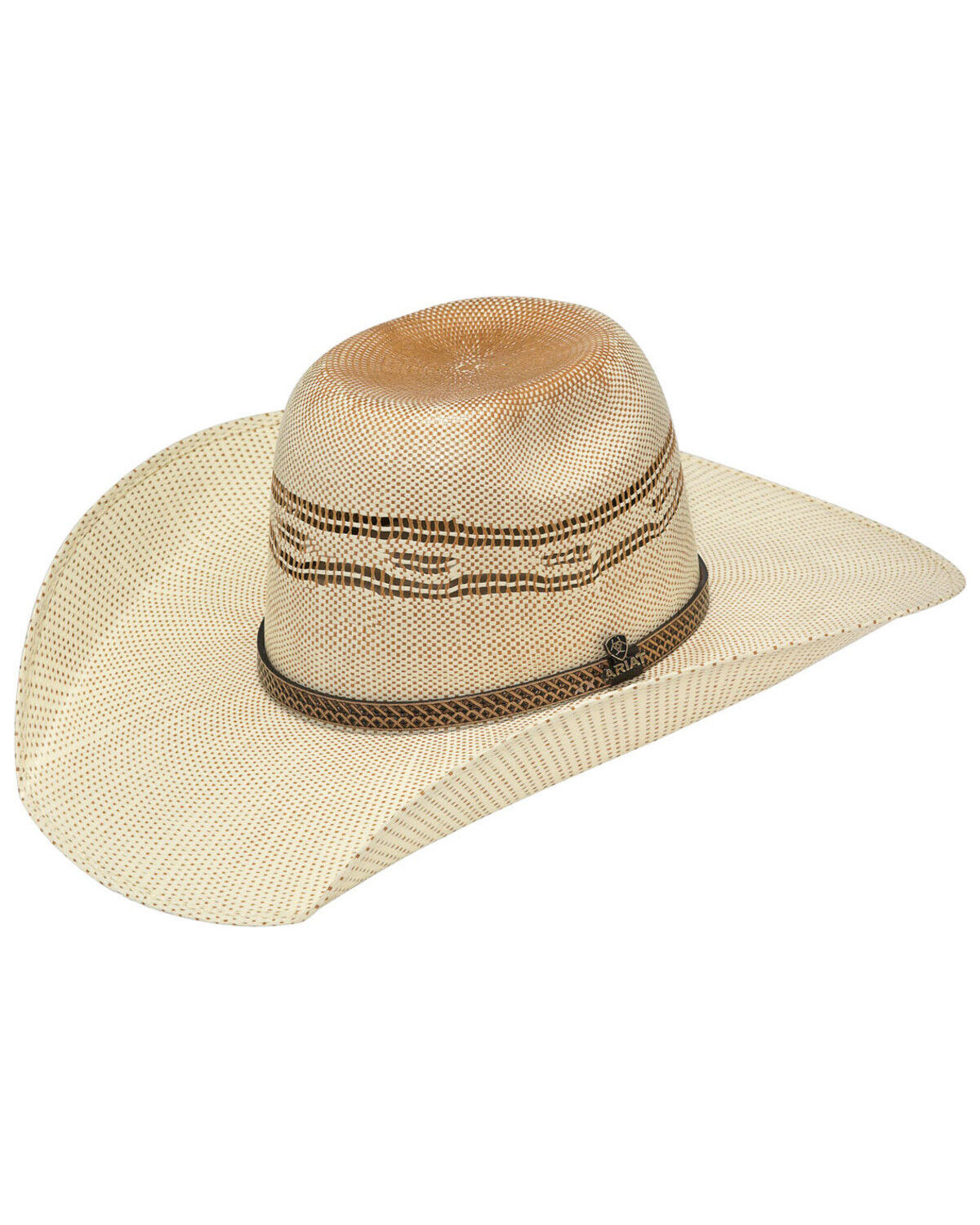 Image #1 - Ariat Natural Straw Cowboy Hat, Natural, hi-res
