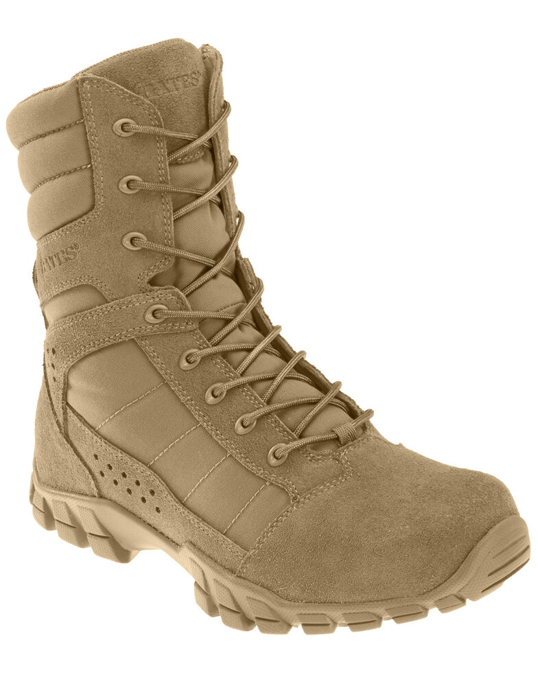 Bates Men's Cobra Hot Weather Tactical Boots - Soft Toe, Tan, hi-res
