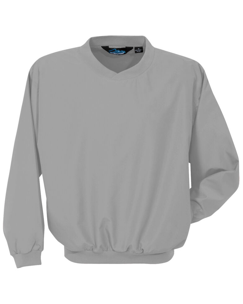 Tri- Mountain Men's Grey Windstar Microfiber Work Wind Jacket - Big , Grey, hi-res