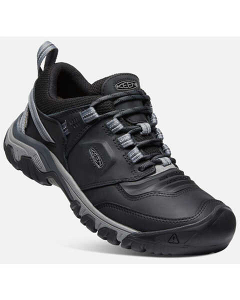 Image #1 - Keen Men's Ridge Flex Waterproof Hiking Boots, Black, hi-res
