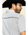 Image #5 - Cowboy Hardware Men's White Little Zig Geo Print Short Sleeve Western Shirt , White, hi-res