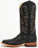 Image #3 - Horse Power Men's Boot Barn Exclusive Nile Crocodile Print Tall Western Boots - Broad Square Toe, Black, hi-res