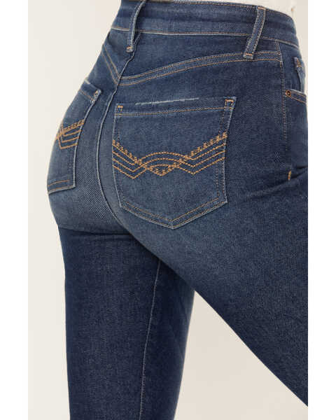 Image #4 - Idyllwind Women's Fulton Vintage Gypsy High Rise Bootcut Jeans, Dark Wash, hi-res