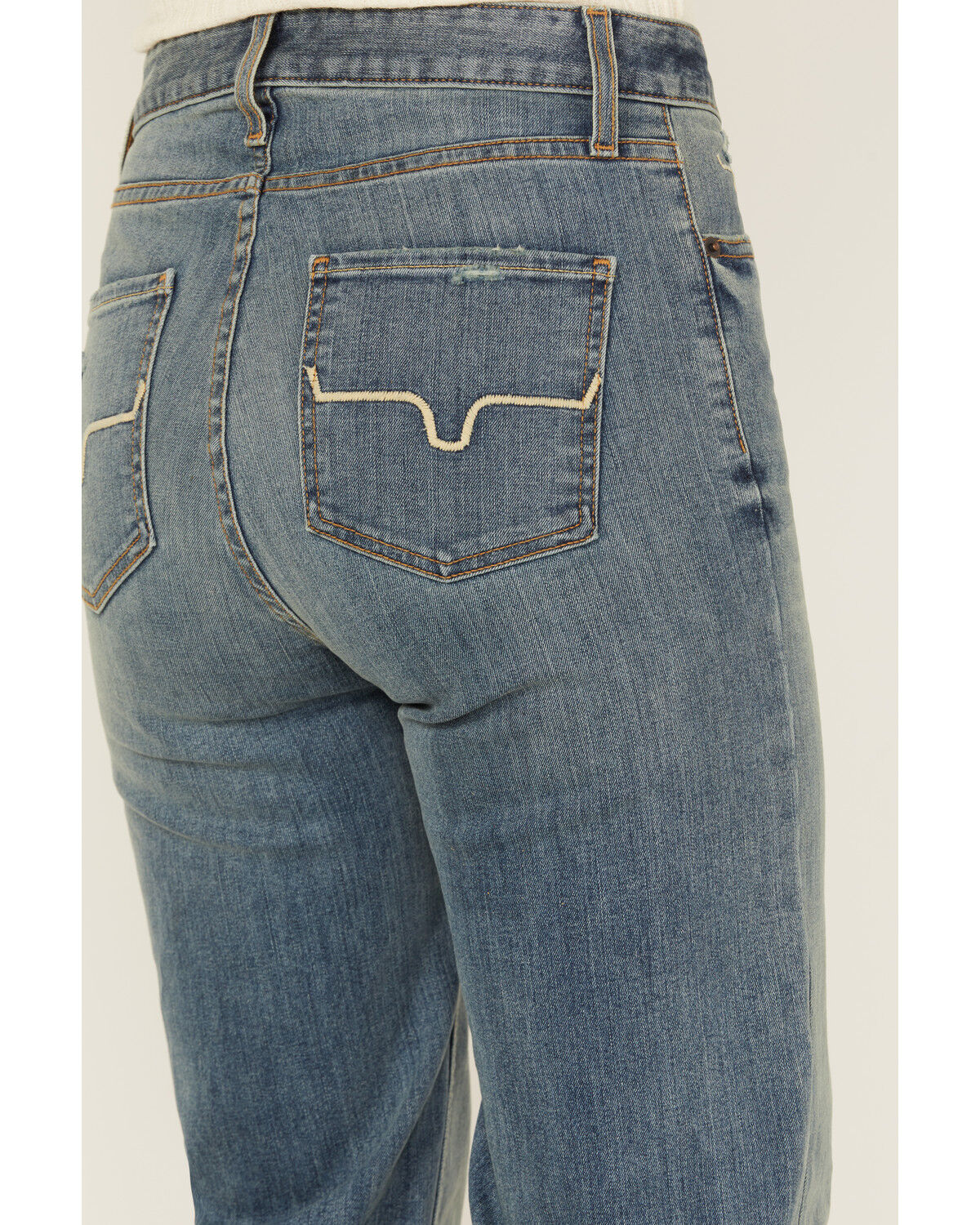 Image #4 - Kimes Ranch Women's Olivia Medium Wash High Rise Wide Leg Jeans, Medium Wash, hi-res