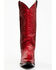 Idyllwind Women's Slay Exotic Python Western Boots - Snip Toe, Red, hi-res