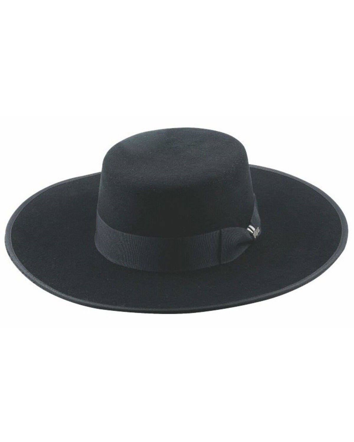 Image #1 - Bullhide Black Fandango Premium Wool Felt Western Boater Hat, , hi-res
