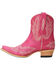 Image #3 - Lane Women's Lexington Western Booties - Snip Toe, Hot Pink, hi-res