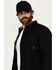 Image #2 - Brothers & Sons Men's Hamilton Solid Long Sleeve Button-Down Western Shirt Jacket, Black, hi-res