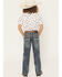 Image #3 - Rock & Roll Denim Boys' Medium Wash Ladder Stitch Embroidered Bootcut Denim Jeans, Medium Wash, hi-res