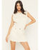 Image #1 - Wrangler Women's Sleeveless Snap Denim Mini Dress, White, hi-res