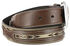 Nocona Men's Roughout Overlay Western Belt, Brown, hi-res