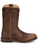 Image #2 - Justin Women's Holland Western Boots - Round Toe, Tan, hi-res