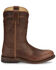 Image #2 - Justin Women's Holland Western Boots - Round Toe , Tan, hi-res