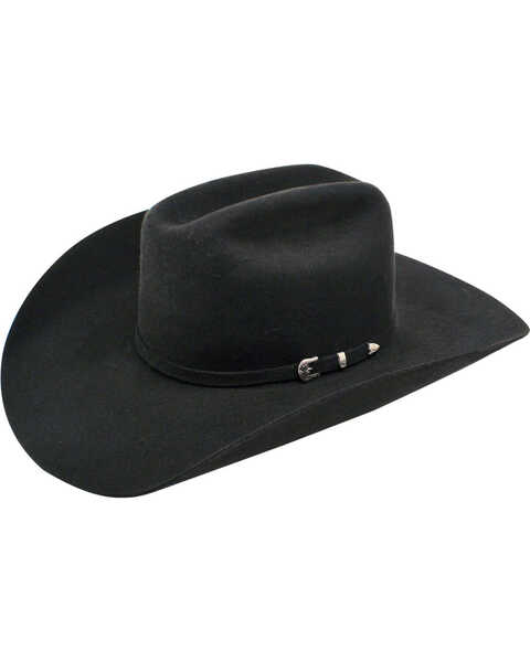 Ariat Men's 3X Wool Felt Cowboy Hat, Black, hi-res