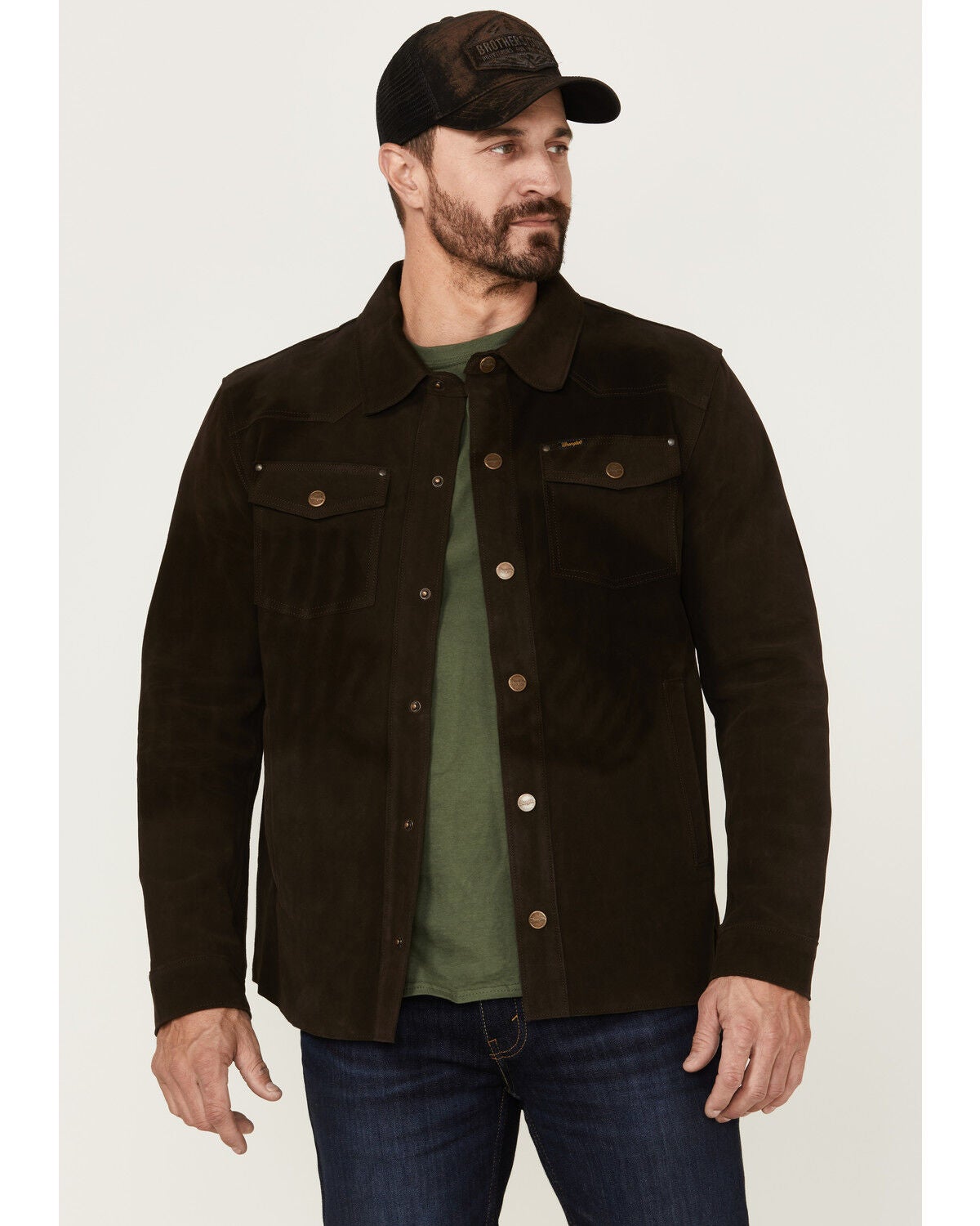 suede western shirt