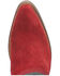 Image #6 - Dingo Women's Suede Bandida Western Booties - Round Toe, Red, hi-res