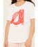 Image #3 - Kerusso Girls' Strength And Dignity Short Sleeve Graphic Tee, White, hi-res
