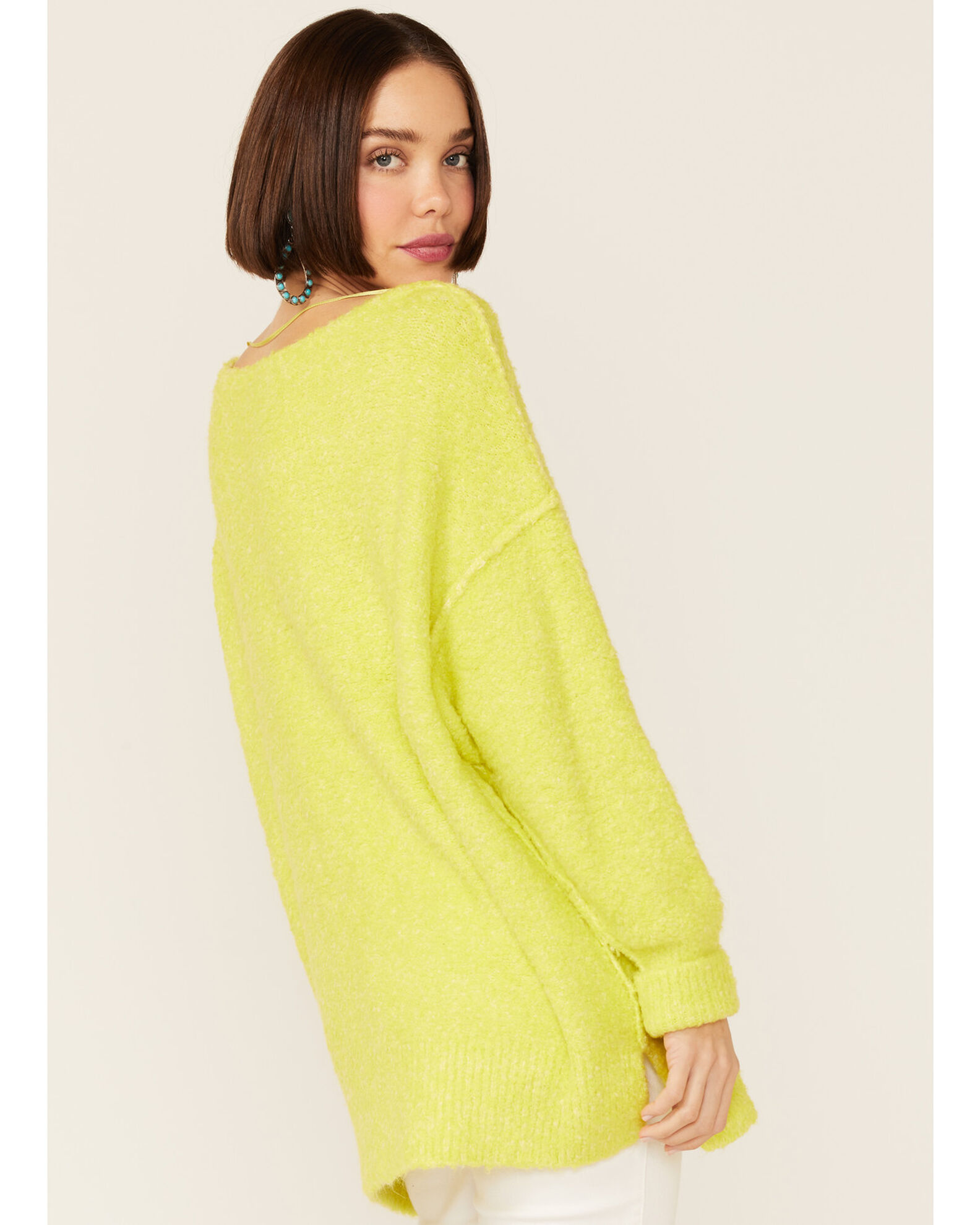 Free People Women s Citron Moira Slouchy Tunic Sweater Sheplers
