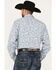 Roper Men's Vintage Paisley Print Pearl Snap Western Shirt , Blue, hi-res