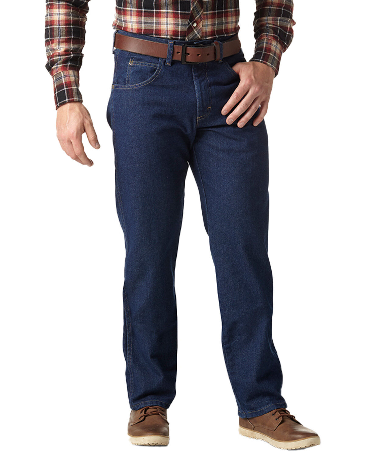 Image #1 - Wrangler Jeans - Rugged Wear Relaxed Fit - Big. 44" to 54" Waist, Blue, hi-res