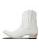 Image #3 - Lane Women's Emma Jane Western Booties - Snip Toe, White, hi-res