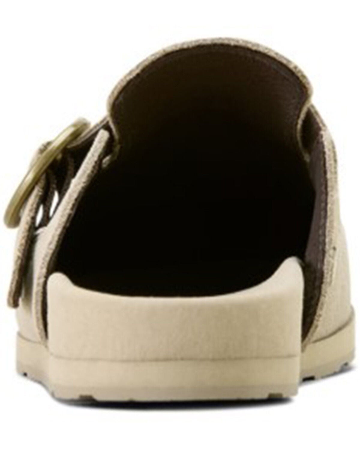 Image #5 - Ariat Women's Suede Country Mules, Oatmeal, hi-res