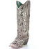 Image #6 - Corral Women's Metallic Inlay Western Boots - Snip Toe, , hi-res