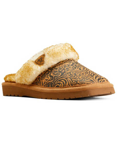 Image #1 - Ariat Women's Jackie Tooled Slippers , , hi-res