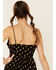 Sadie & Sage Women's Metallic Clip Dot Dress, Black, hi-res