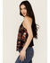 Image #2 - Idyllwind Women's Scrolling Floral Haze Embroidered Sleeveless Top, Black, hi-res